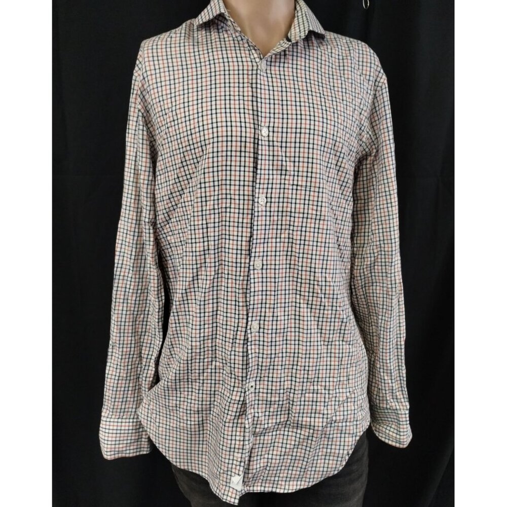 T.M Lewin Men's Multicolor Shirt/Button Up Size16/35 SKU3383